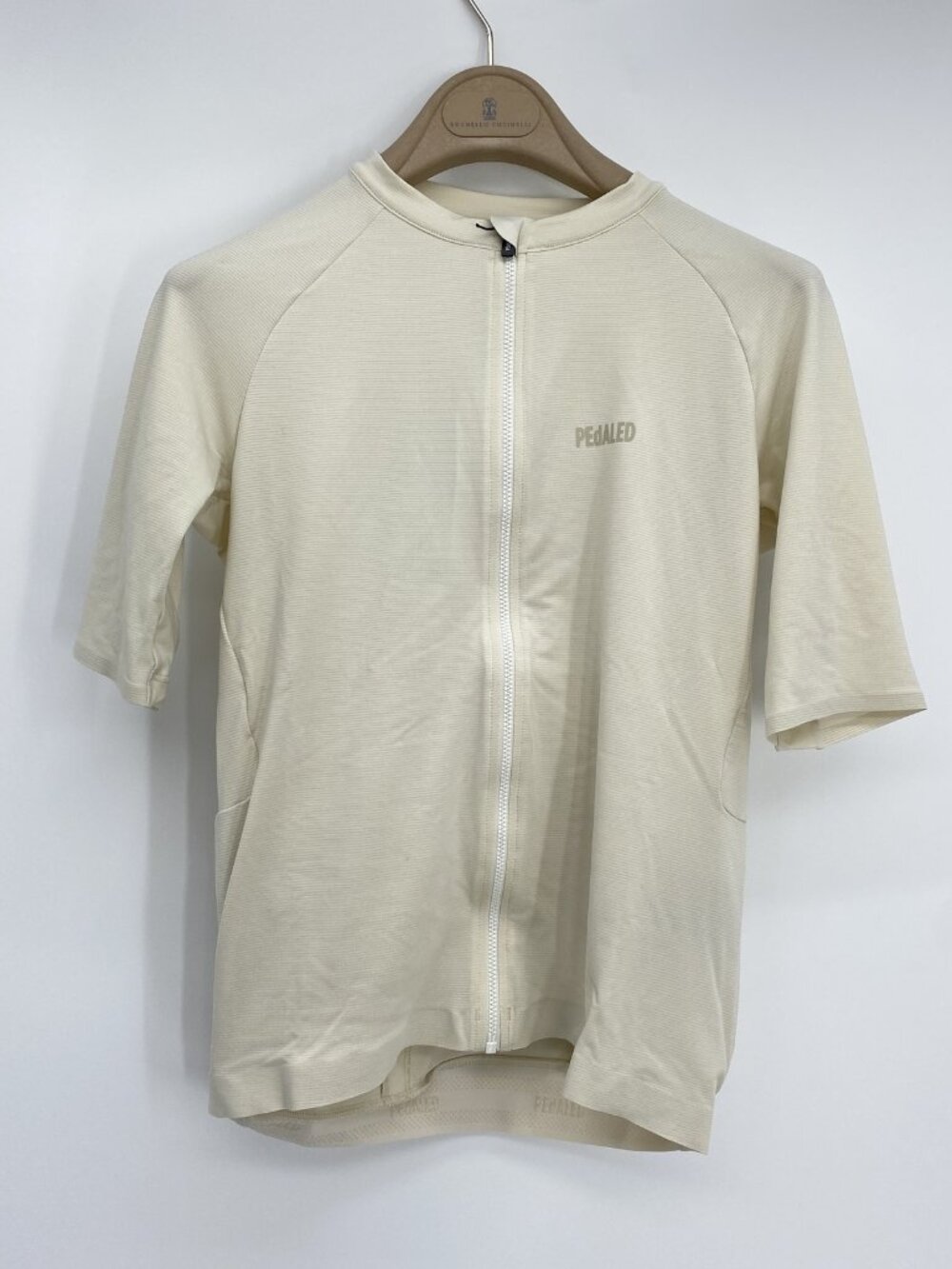 PEdALED Men’s Off White Cycling Jersey Size L